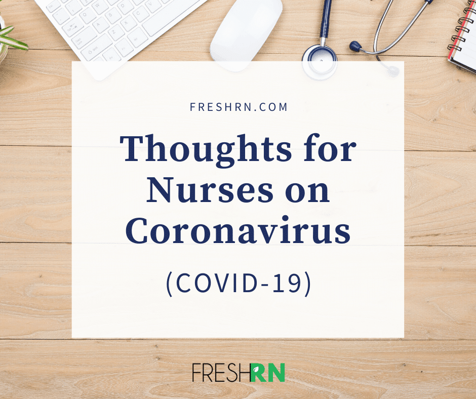 thoughts for nurses on coronavirus