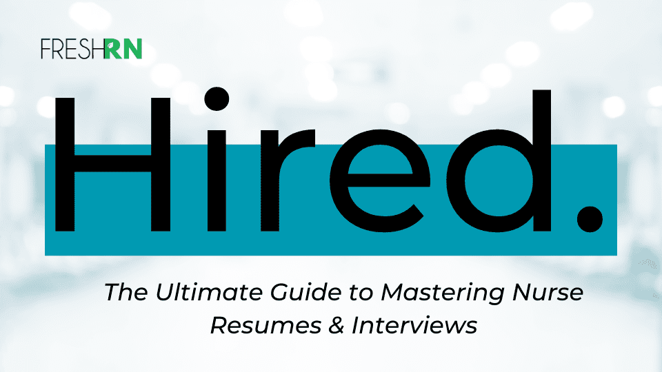 hired: the ultimate guide to nurse resumes and interviews course cover