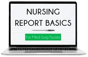 Nursing Report Basics min