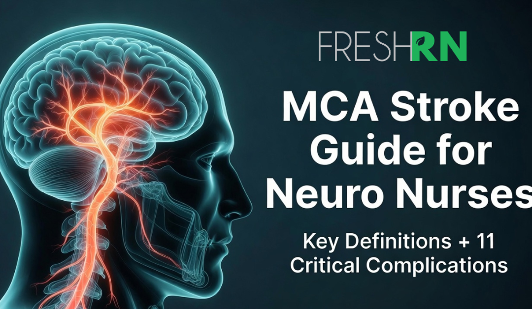 MCA Stroke Guide for Neuro Nurses: Key Definitions + 11 Critical Complications