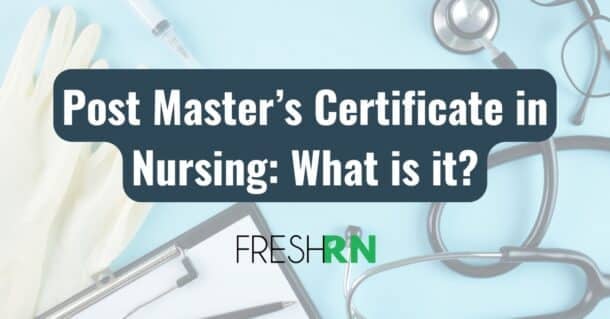 post masters certificate in nursing