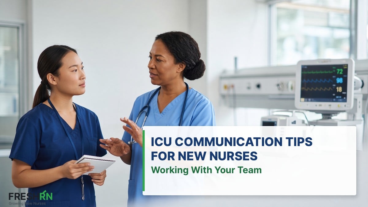 PRN vs. Scheduled Meds: Quick Tips for Nursing Students 4 Communication Tips for New Nurses, two RNs talking in front of a bedside monitor